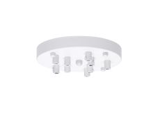 Briciole 9 Hole Canopy/Ceiling Rose Kit, White