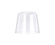 Briciole Flat Top 18cm Glass Shade (G), Clear