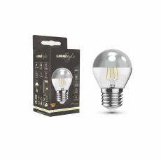 Classic Deco Silver Top Ball G45 E27 4W, 2700K, 330lm, 3yrs Warranty