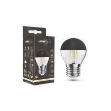 Classic Deco Black Top Ball G45 E27 4W, 2700K, 330lm, 3yrs Warranty