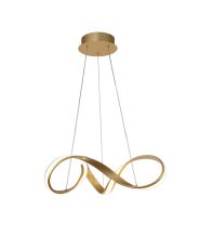 Conceptial 60cm Dimmable Small Pendant, 1 x 30W LED, 3000K, 1800lm, Sand Gold, 3yrs Warranty