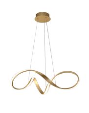 Conceptial 76cm Dimmable Medium Pendant, 1 x 39W LED, 3000K, 2152lm, Sand Gold, 3yrs Warranty