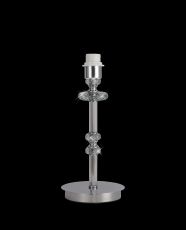 Giovani Crystal Table Lamp Without Shade, 1 Light E14, Polished Chrome & Clear Glass