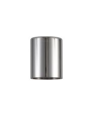 Giuseppe 12x15cm Medium Cylinder (A) Chrome Glass Shade