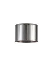 Giuseppe 15x11cm Short Cylinder (A) Chrome Glass Shade