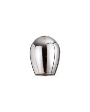 Giuseppe 12x16cm Wine Glass (D) Chrome With Inner Frosted Glass Shade
