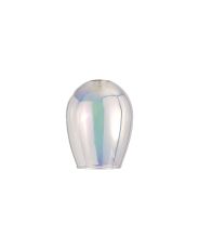 Giuseppe 12x16cm Wine Glass (D) Iridescent With Inner Frosted Glass Shade