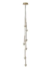 Giuseppe 15cm French Gold 7 Light G9 Universal 1.5m Cluster Pendant (FRAME ONLY), For A Vast Range Of Glass Shades