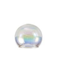 Giuseppe 14x12cm Open Mouth (F) Round Iridescent Globe Glass Shade
