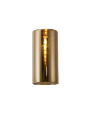 Giuseppe 10x20cm Tall Cylinder (A) Gold Glass Shade