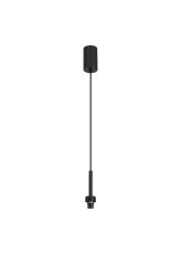 Giuseppe 6cm Satin Black 1 Light G9 Universal 2m Drop Single Pendant (FRAME ONLY), For A Vast Range Of Glass Shades