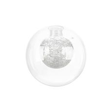 Giuseppe 12cm Round Clear With Inner Black Globe (AA) Glass Shade
