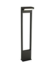 Goodfellas Tall Post, 1 x 10W LED, 3000K, 720lm, IP54, Graphite Black, 3yrs Warranty