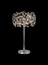 Hiphonic Crystal Table Lamp 6 Light G9 Polished Chrome