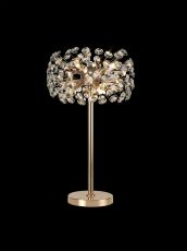 Hiphonic Crystal Table Lamp 6 Light G9 French Gold
