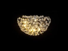 Hiphonic Ceiling 50cm 11 Light G9 Polished Chrome / Crystal