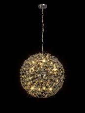 Hiphonic Pendant 60cm Sphere 16 Light G9 Polished Chrome / Crystal