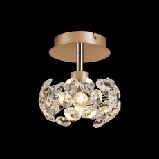 Hiphonic 1 Light G9 Surface Light With French Gold And Crystal Shade