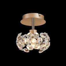 Hiphonic 17cm 1 Light G9 Surface Light With French Gold/Crystal Shade