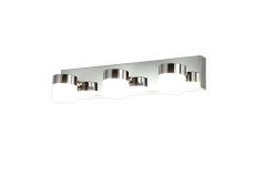 Jumpsync Wall Lamp Triple Adjustable, 3 x 5W LED, 4000K, 1275lm, IP44, Polished Chrome, 3yrs Warranty