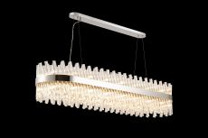 Modus 1.5m 36 Light G9, Pendant Oblong, Polished Nickel / Clear Item Weight: 33.98kg