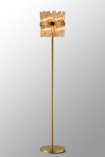 Modus 8 Light G9, Floor Lamp, Brass / Amber