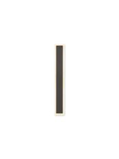 Thalia 60cm Rectangle Wall Lamp, 1 x 17W LED, 3000K, 1654lm, IP65, Dark Grey, 3yrs Warranty