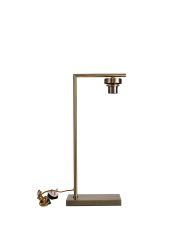 Zenth Antique Brass 1 Light E27 59cm Downward Table Lamp (FRAME ONLY)