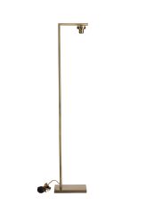 Zenth Antique Brass 1 Light E27 155cm Downward Floor Lamp (FRAME ONLY)