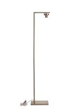 Zenth Satin Nickel 1 Light E27 155cm Downward Floor Lamp (FRAME ONLY)