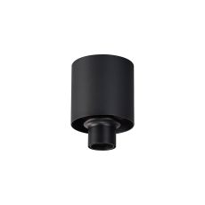 Zenth Satin Black 1 Light E27 Ceiling (FRAME ONLY)