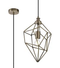 Modomano Medium Pendant, 1 x E27, Antique Brass