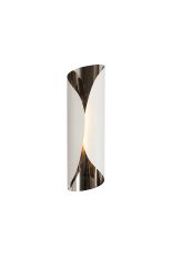 Montforte Wall Lamp, 1 x 7W LED, 3000K, 700lm, Sand White/Polished Chrome, 3yrs Warranty