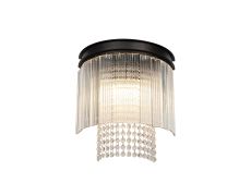 Nutration Wall Light, 2 Light E14, Brown Oxide