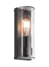 Oliveio Wall Lamp Curved, 1 x E27, IP65, Anthracite, 2yrs Warranty