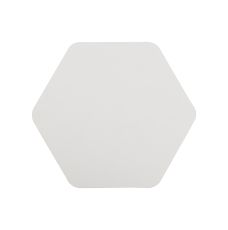 Palermo 200mm Non-Electric Hexagonal Plate (C), Sand White