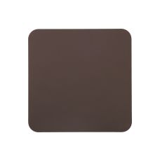 Palermo 200mm Non-Electric Square Plate (B), Coffee