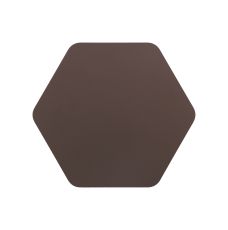 Palermo 200mm Non-Electric Hexagonal Plate (C), Coffee