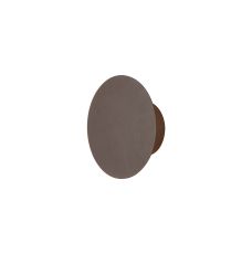 Palermo Magnetic Base Wall Lamp, 12W LED 3000K 498lm, 15cm Round, Coffee