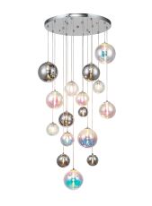 Nu Marlborough 16 Light Pendant. Polished Chrome / Iantipastiscent Finish.