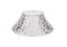 Peninaro Round 38cm Patterned Clear Glass (J), Lampshade Item Weight: 5.3kg
