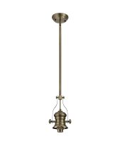 Peninaro (FRAME ONLY) Multi Height Pendant, 1 x E27, Antique Brass