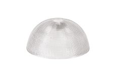 Peninaro Round 30cm Prismatic Effect Clear Glass (O), Lampshade