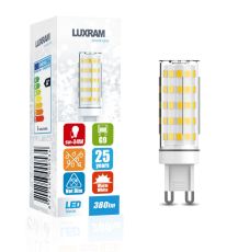 Pixy LED G9 5W 3000K Warm White, 380lm Non-Flickering, Clear Finish, 17*50mm, 3yrs Warranty