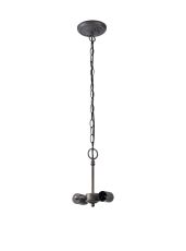 Pizzaly 17cm Tiffany Suspension (FRAME ONLY), 2 x E27, Aged Antique Brass