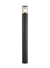 Pizzasy 90cm Post Lamp 1 x E27, IP54, Anthracite/Clear, 2yrs Warranty
