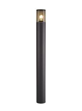 Pizzasy 90cm Post Lamp 1 x E27, IP54, Anthracite/Smoked, 2yrs Warranty