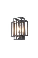 Aevita Wall Lamp 1 Light E14, Anthracite / Satin Nickel