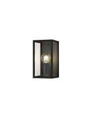Primavera Flush Wall Lamp, 1 x E27, IP54, Graphite Black, 2yrs Warranty