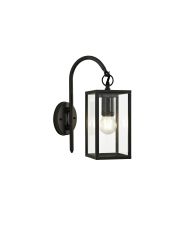 Primavera Downward Wall Lamp, 1 x E27, IP54, Graphite Black, 2yrs Warranty